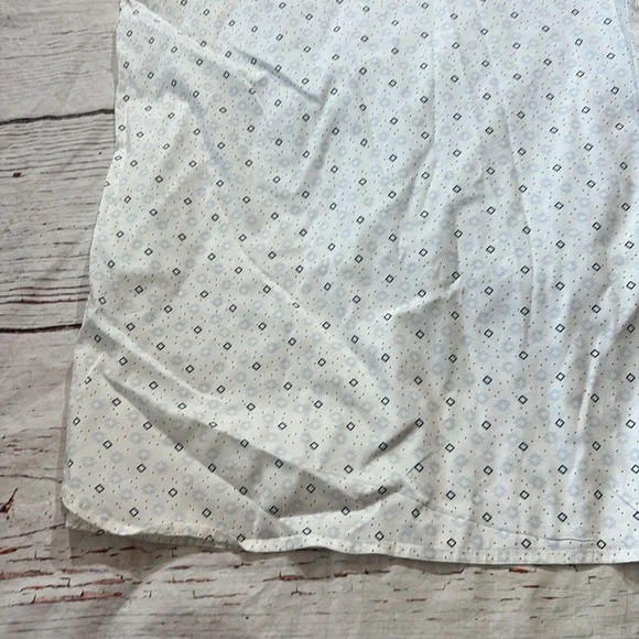 Perry Ellis Geometric Print Cotton Stretch Short Sleeve Button Down Shirt 4XLT - Picture 7 of 11